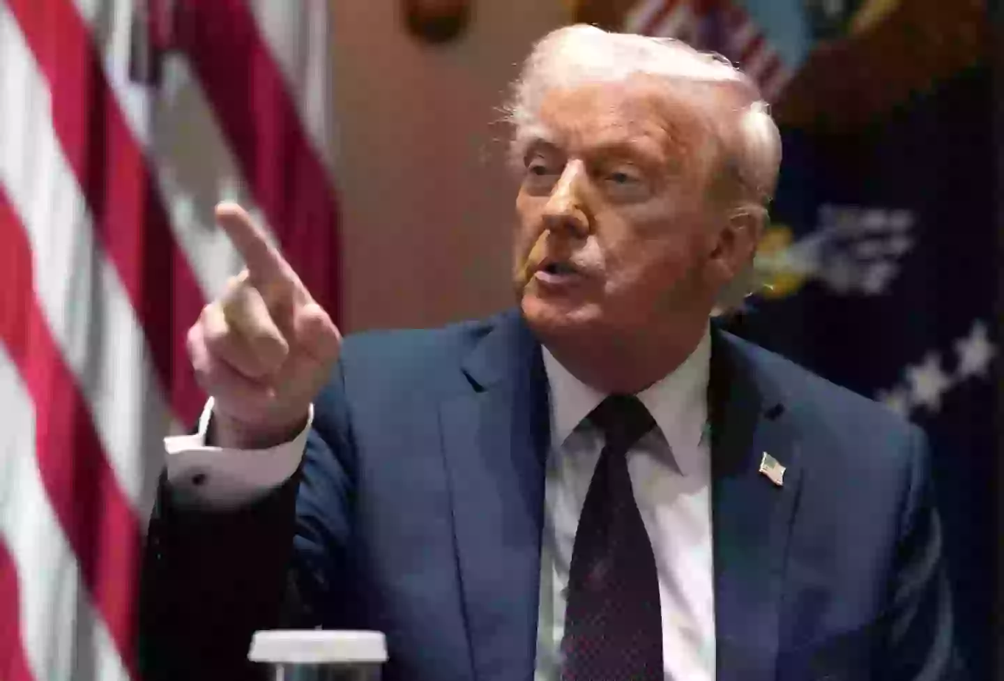 Trump is desperate to annex Greenland and has also been very friendly with Russia (Win McNamee/Getty Images)