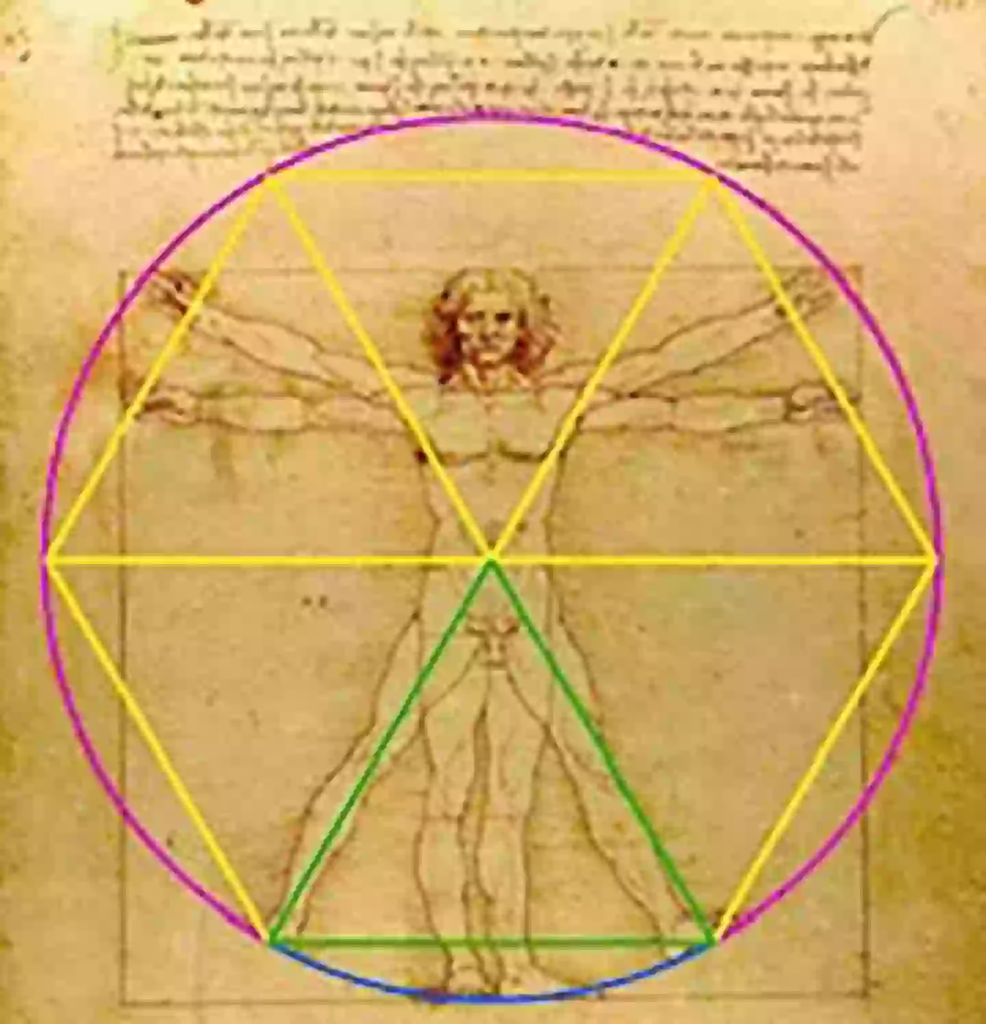 See the near-perfect triangle? Da Vinci cracked it centuries before anyone else did (Robert Mac Sweeney/Journal of Mathematics and the Arts)