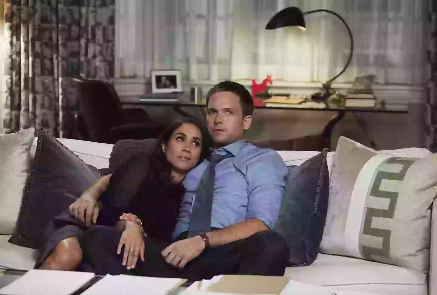 Adams was honest about his relationship with the Royal Family member (Shane Mahood/USA Network/NBCU Photo Bank/NBCUniversal via Getty Images)