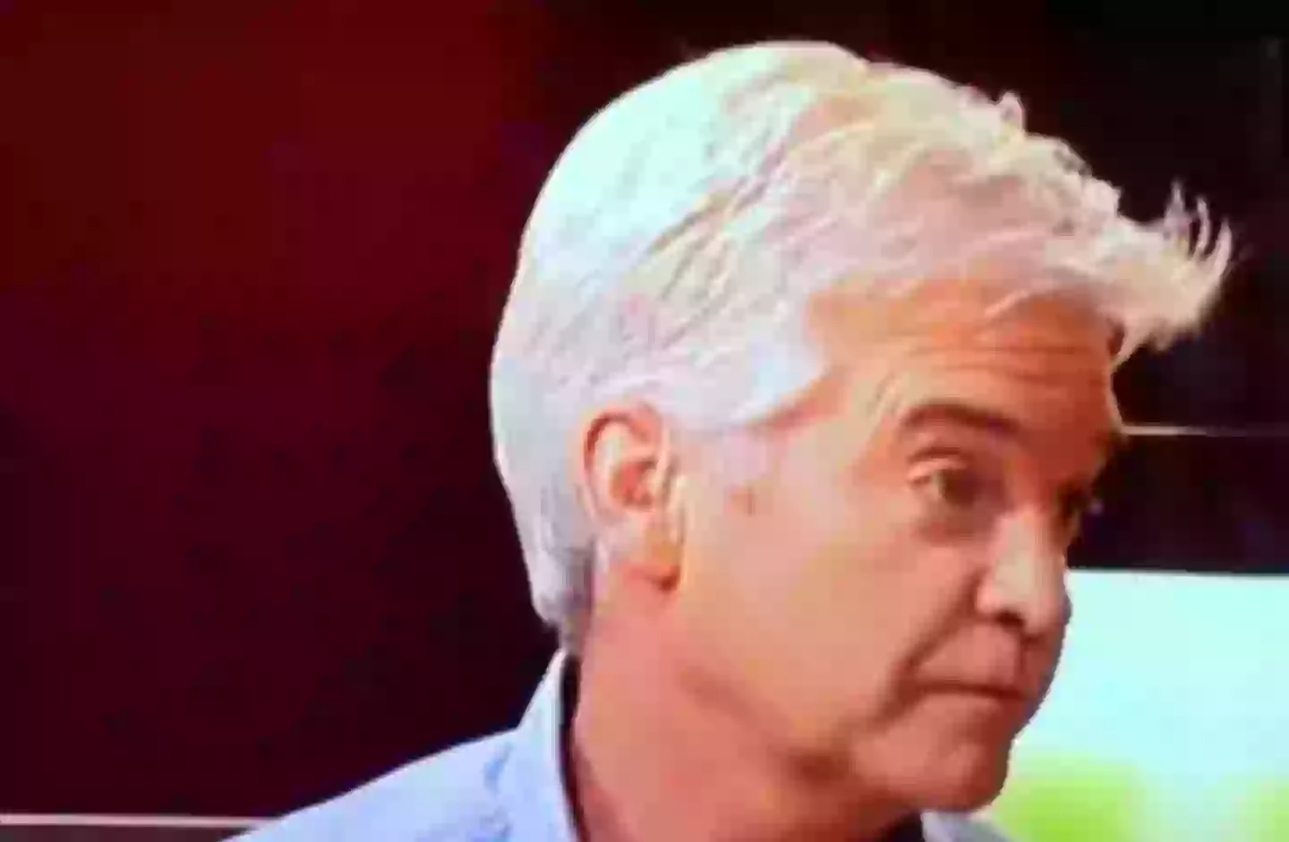 Phillip Schofield made it clear he didn't find the TV chef's joke funny (ITV)
