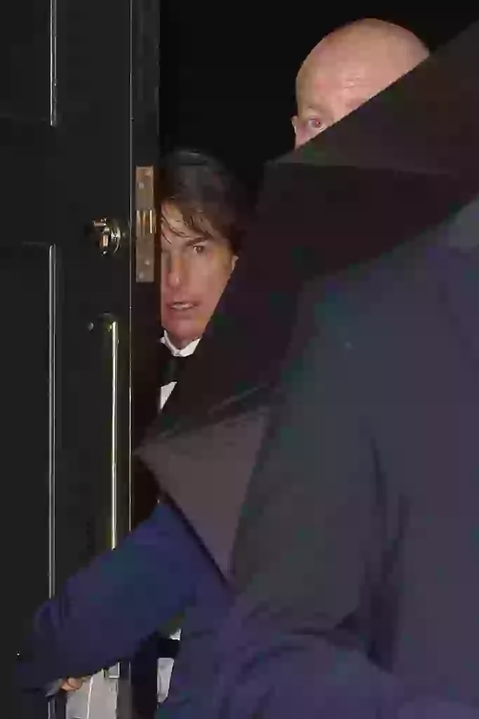 Tom Cruise also snuck in (Neil Mockford/Getty Images)