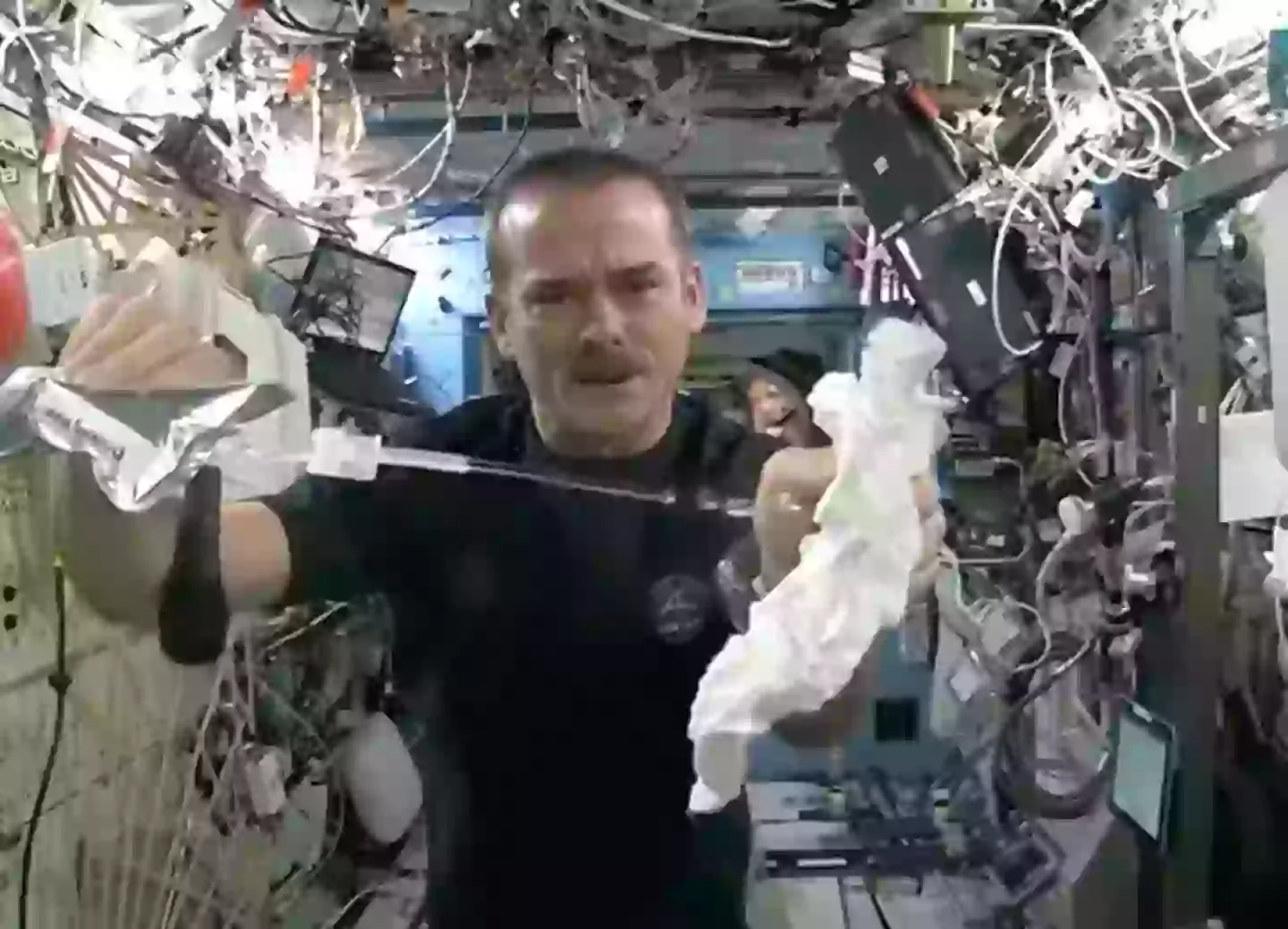 The space experiment went viral (YouTube/Canadian Space Agency/NASA)