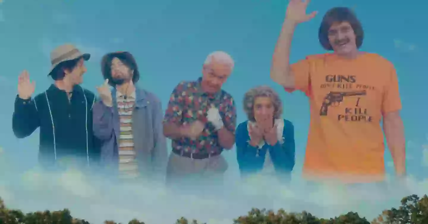 The film makes a lovely tribute to the actors who passed away in the film (Netflix)