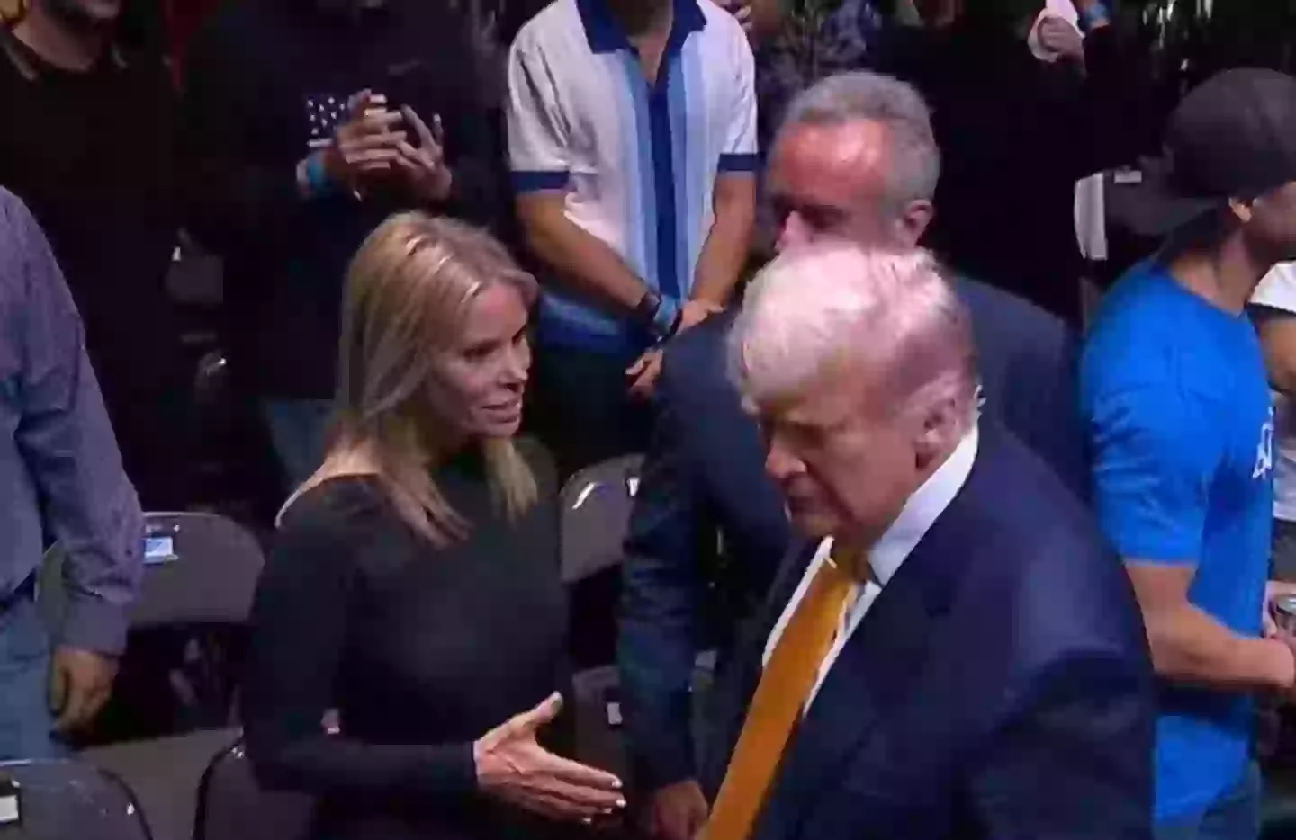 RFK Jr's wife was snubbed by the President at UFC 314 on Saturday (ESPN)
