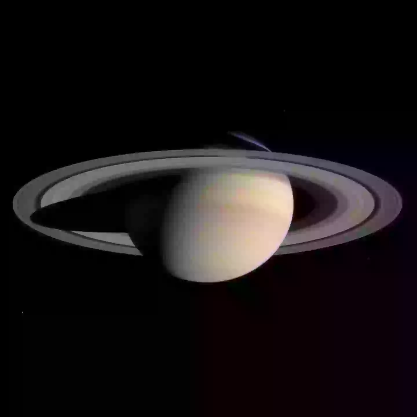 The first image of Saturn captured by Cassini (NASA/JPL/Space Science Institute)