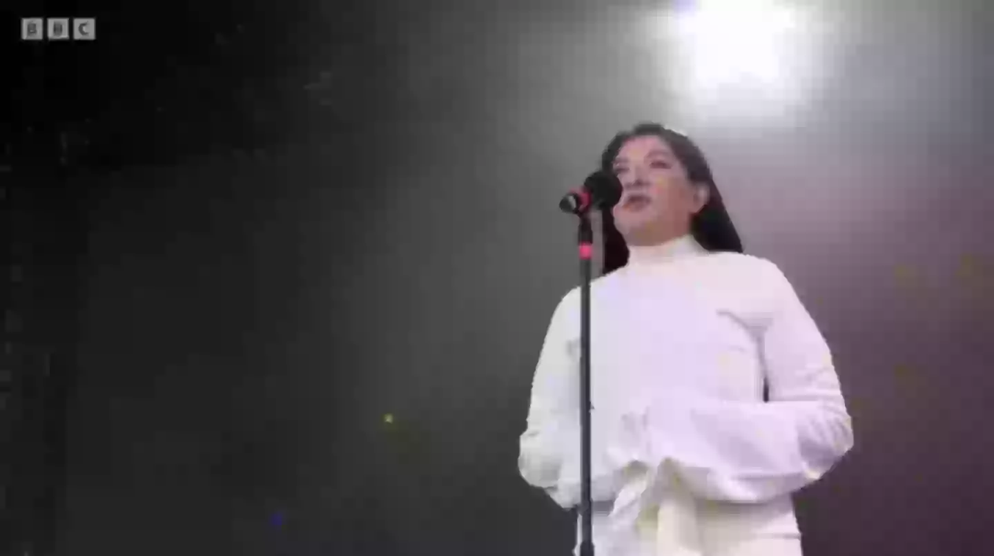 Her 'Seedbed' re-enactment ended with nine orgasms in total (YouTube screenshot)