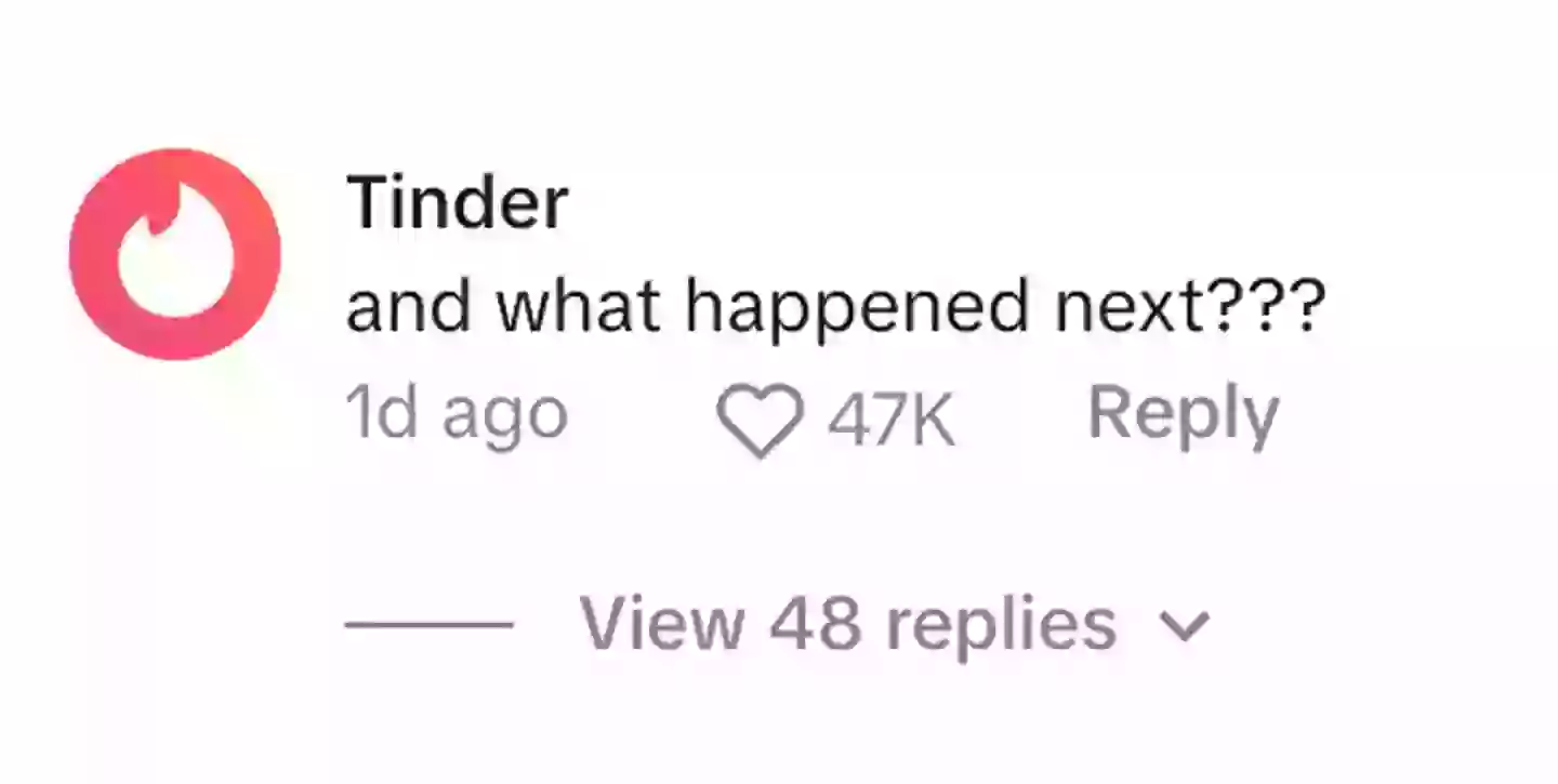 The dating platform even got involved