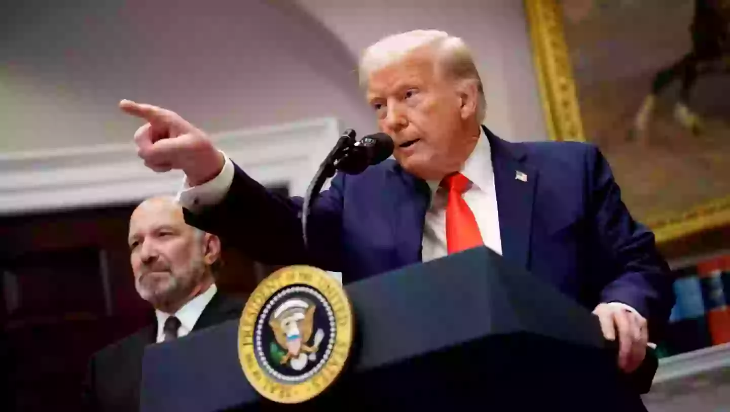 Trump also thanked Elon Musk during the speech (Andrew Harnik/Getty Images)