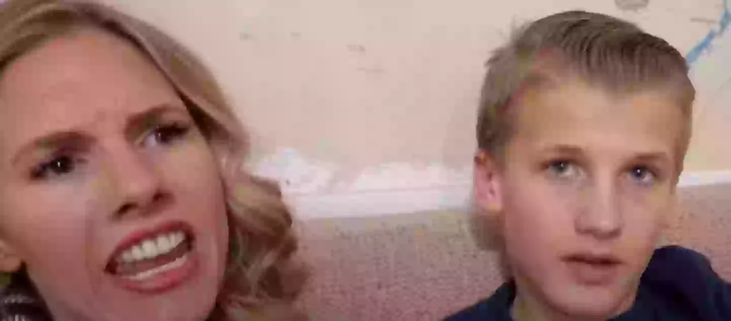 Footage from the Hulu documentary showed Franke verbally abusing her children (Hulu)