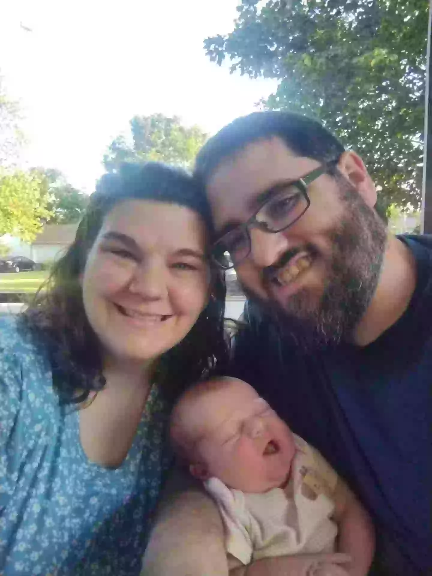 Baby Thaddeus was born in July this year (Tim and Lindsey Pierce)