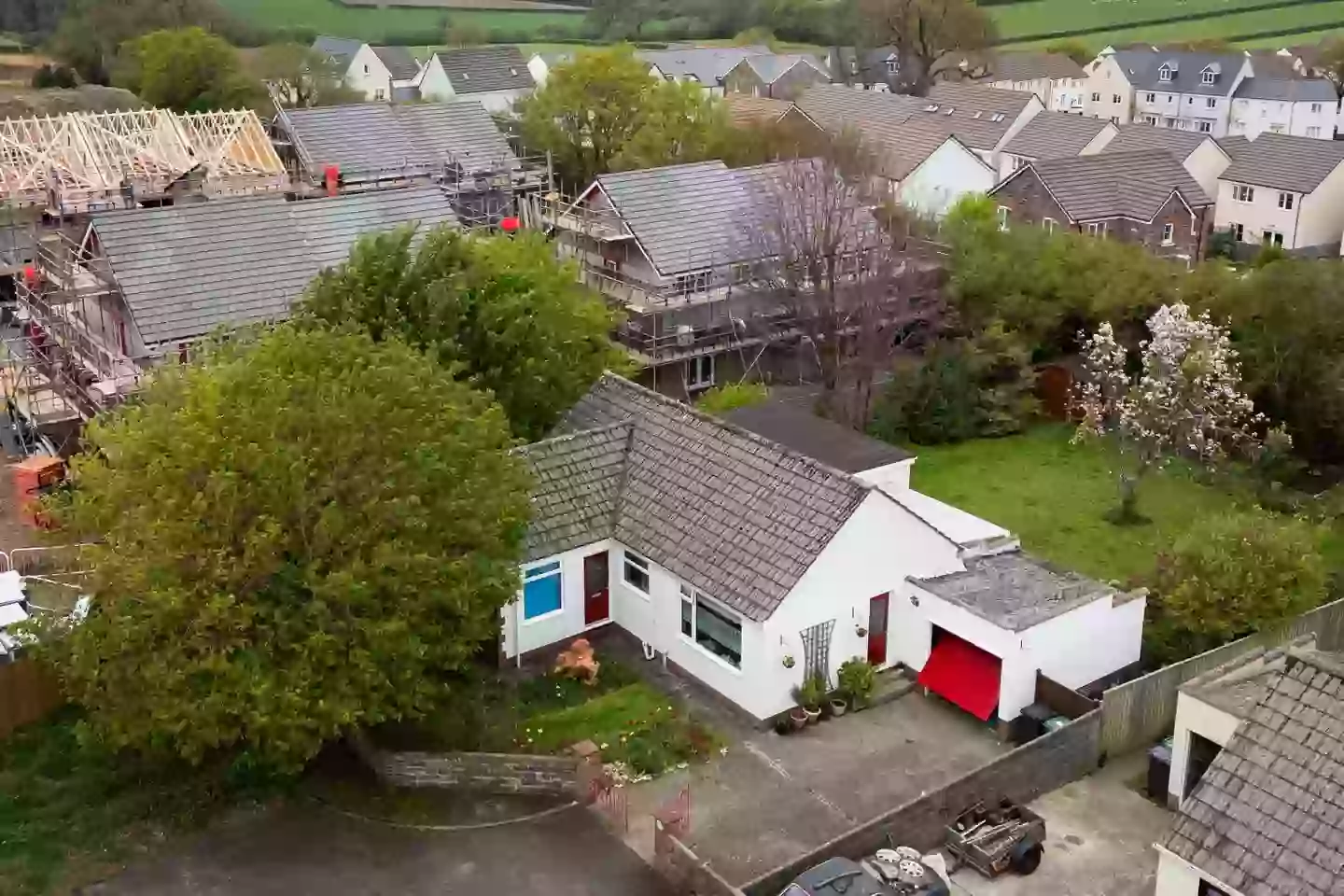 Martine says the couple have asked for 'frosted windows' as they have 'lost all privacy' (SWNS)