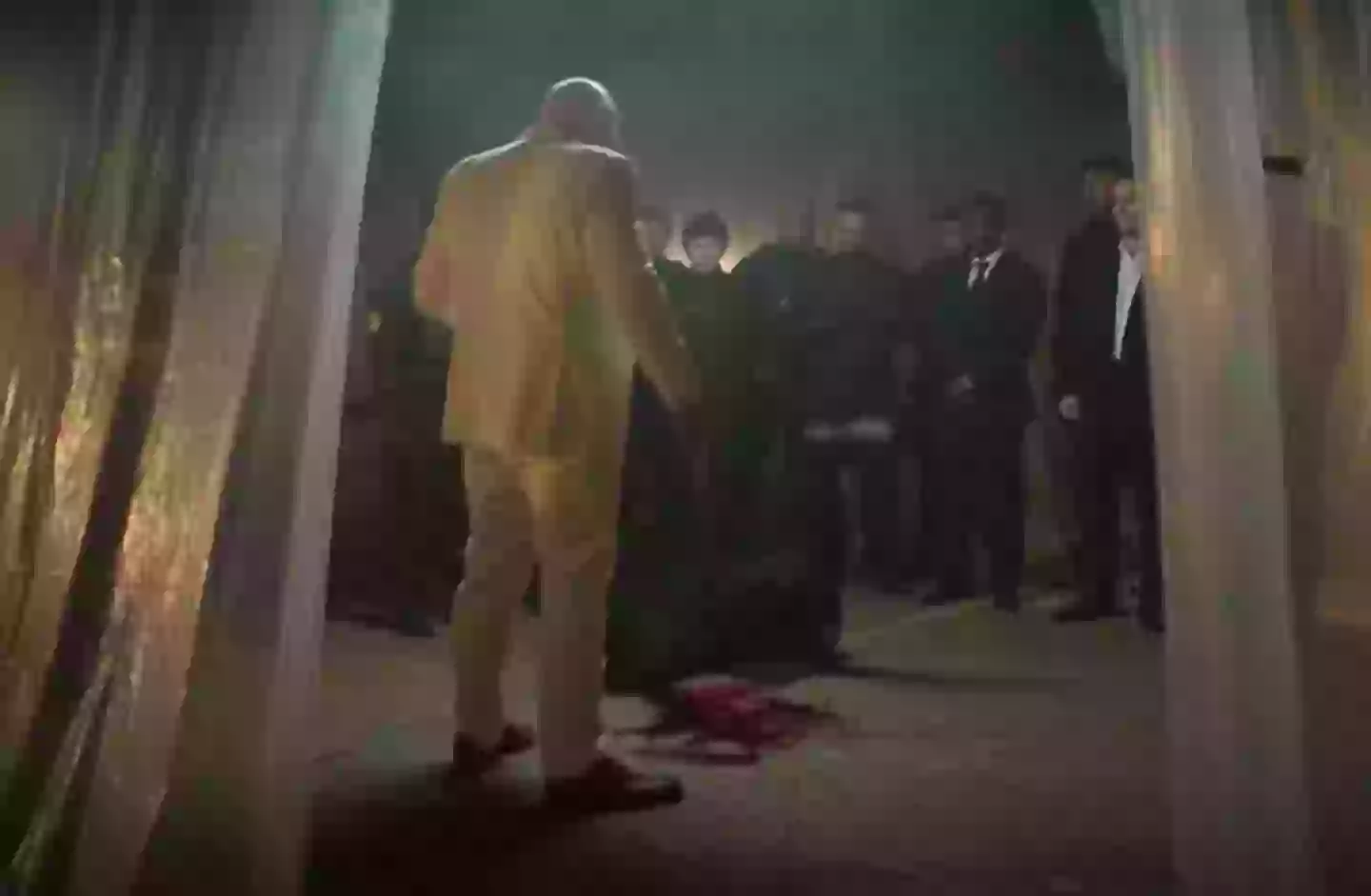 The moment is shockingly violent (Disney+)