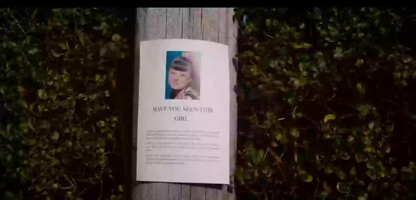 Shannon Matthhews' mum, Karen Matthews, hoped to claim the reward money for her daughter (Prime Video)