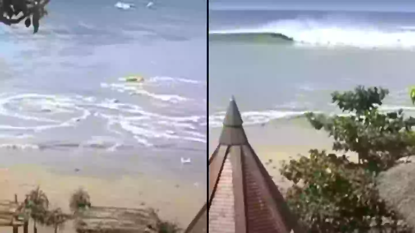 Tsunami footage today Tsunami footage today