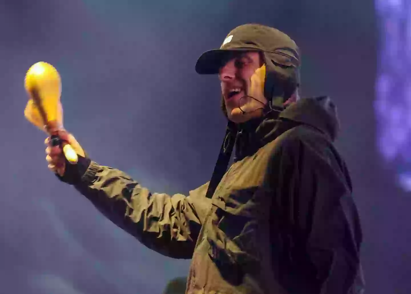 Liam Gallagher was quick to defend his fans (Simone Joyner/Getty Images)