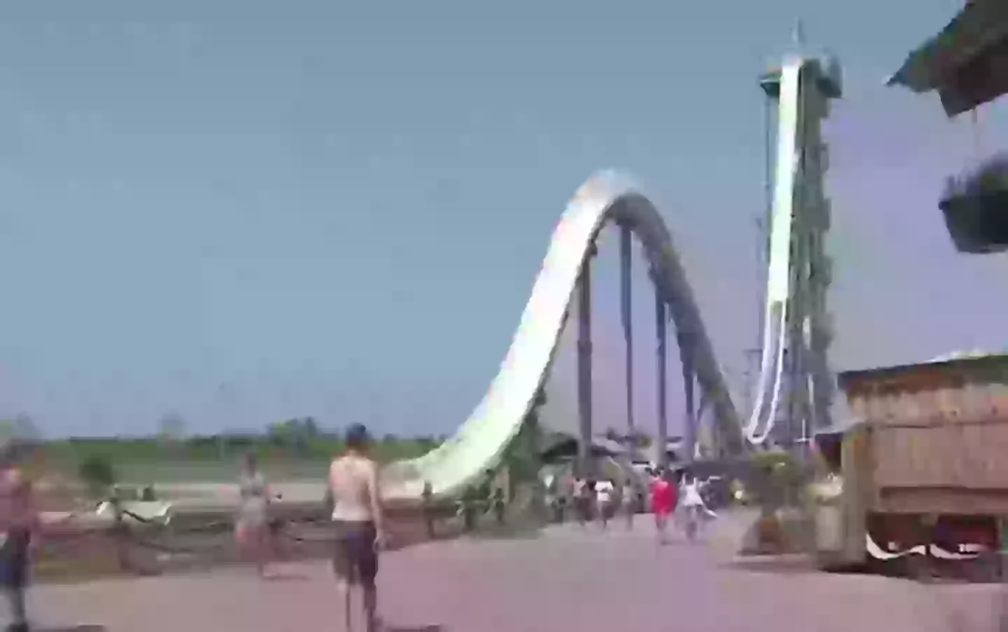 The ride never reopened after Caleb's death and it was eventually torn down, the waterpark itself later followed (The Atlantic)