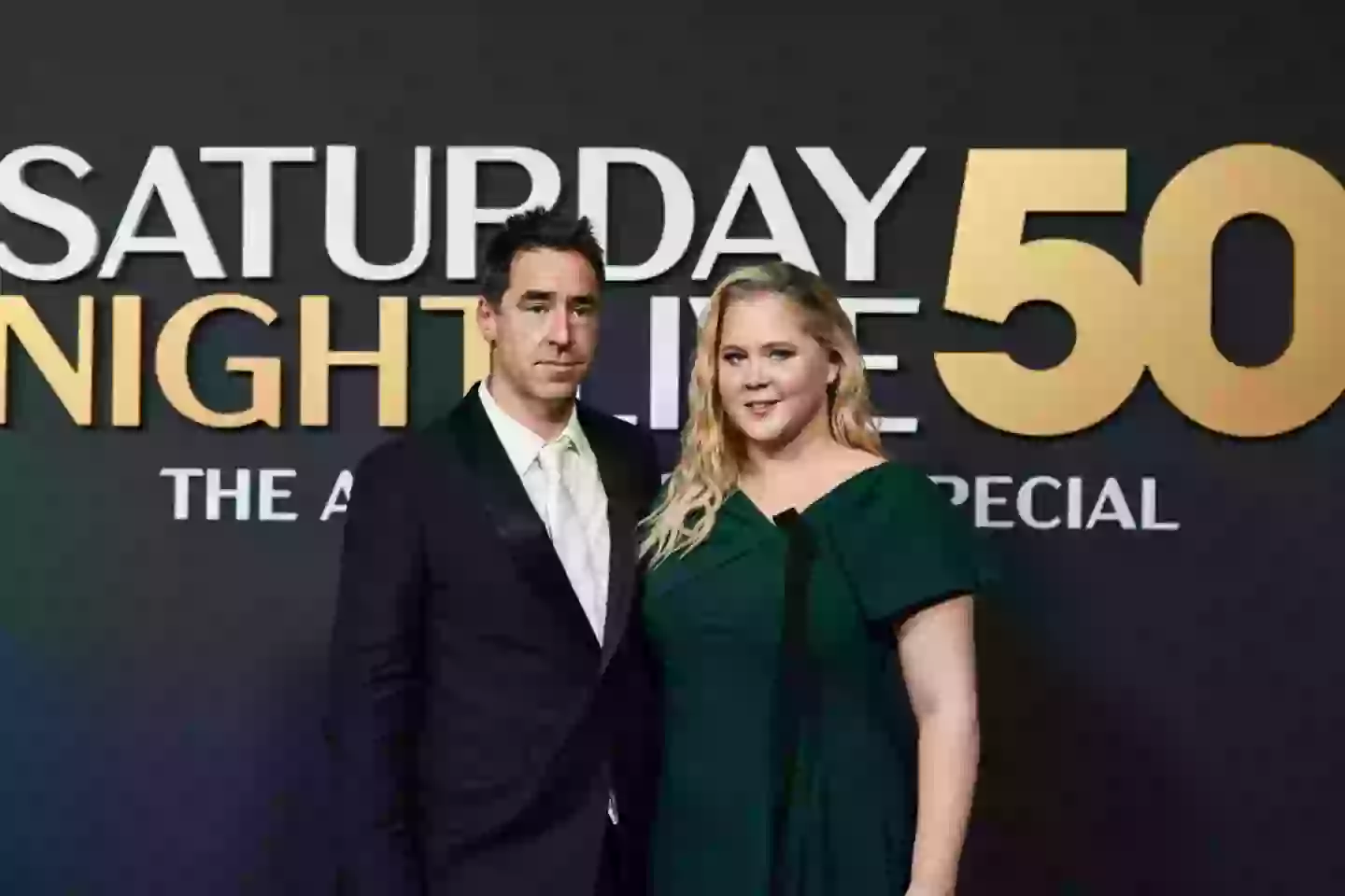 Schumer and Fischer were at the SNL 50th anniversary show (Dimitrios Kambouris/Getty Images)