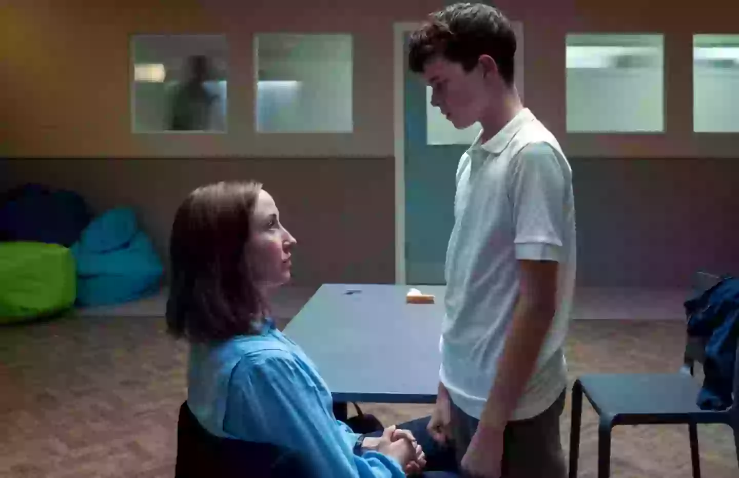 Cooper recalled a great moment of improvisation during filming (Netflix)