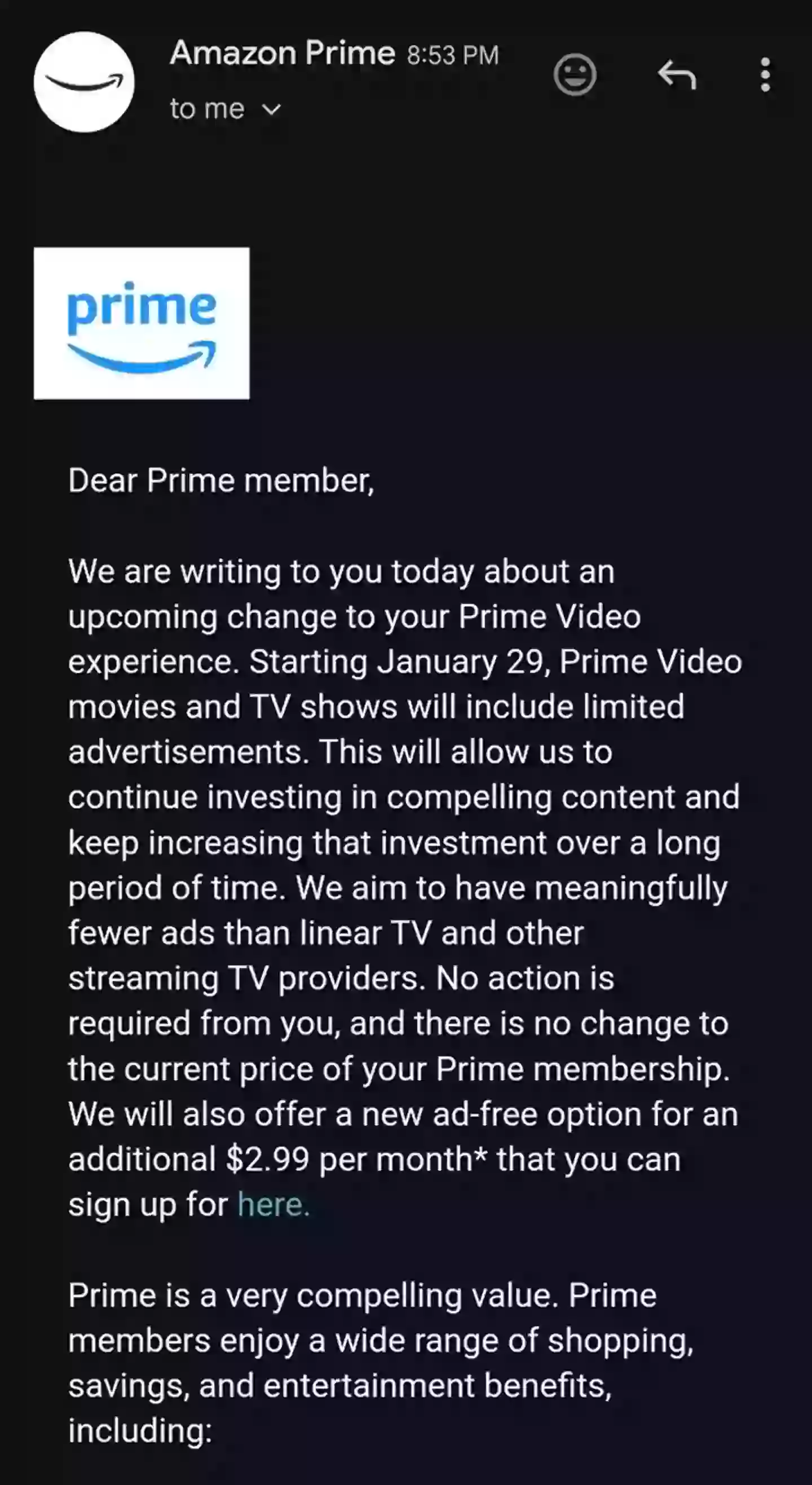 Online viewers vowed to cancel their subscriptions amid the new charge.