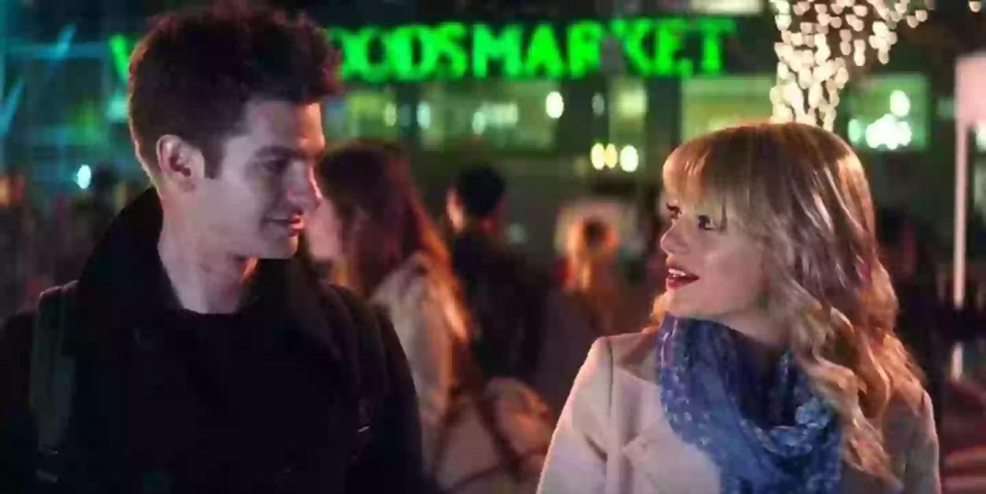 Emma Stone and Andrew Garfield met while starring in The Amazing Spider-Man (Sony)