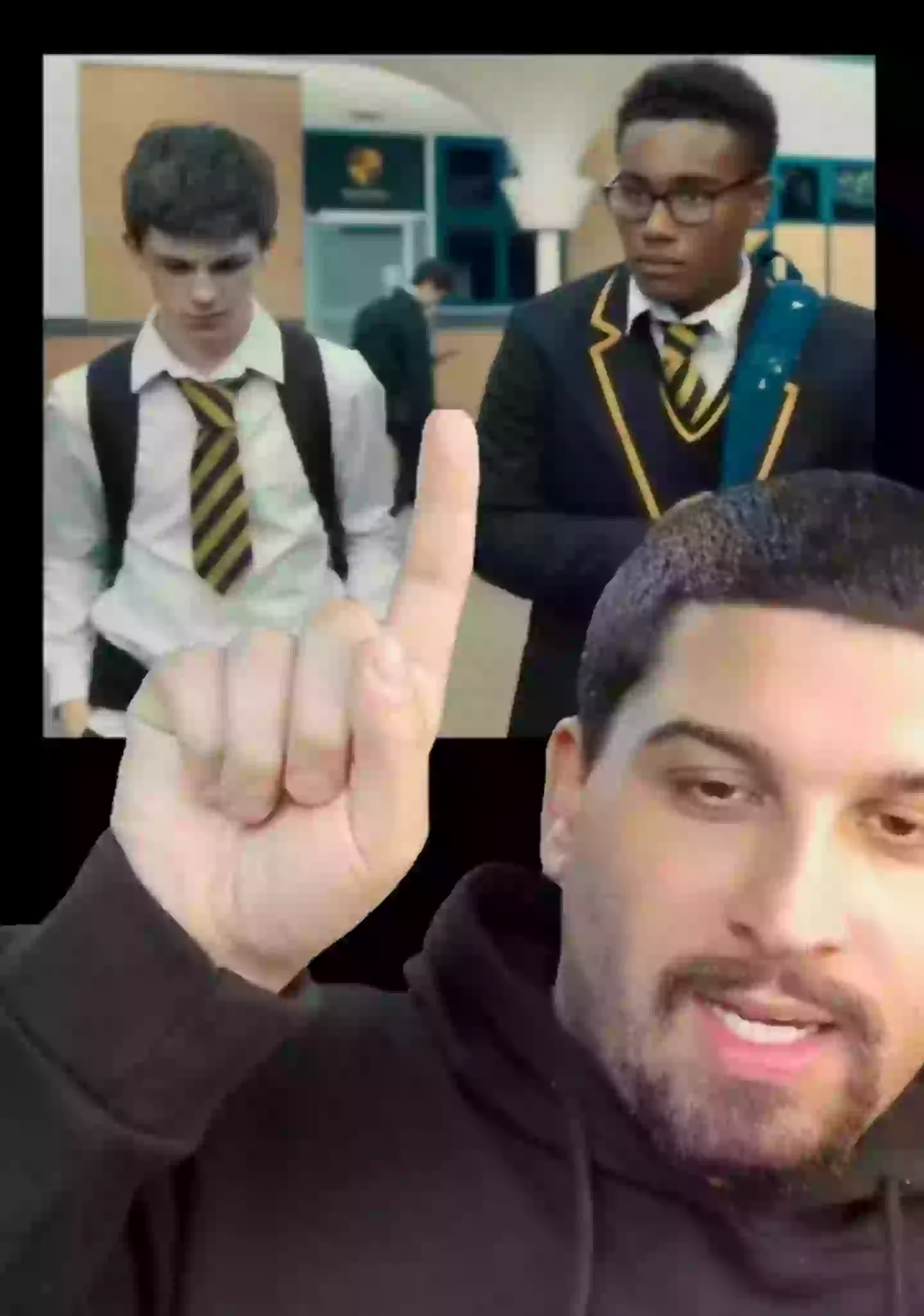 Dreezy spotted up to 17 schoolchildren with phones in their hands (TikTok)