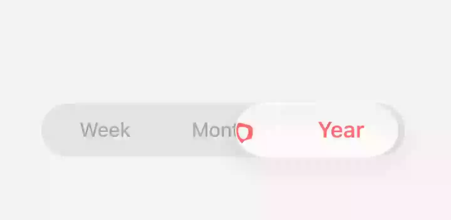 It can appear all cool and bubble-like when moving from widget to widget (Apple)