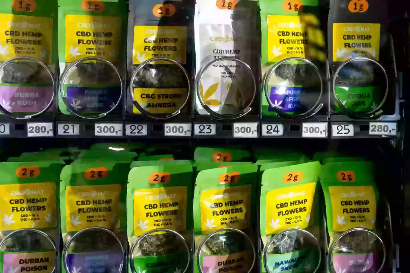 Self service CBD machine.