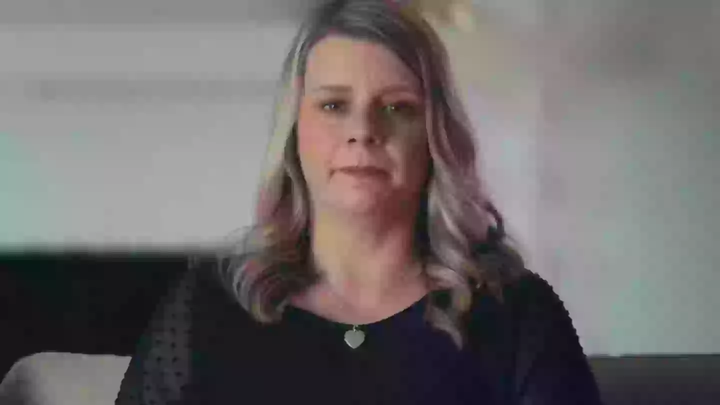 Gabby Petito's mother, Nichole Schmidt, said she felt the deepfake voice was 'weird' (Netflix)