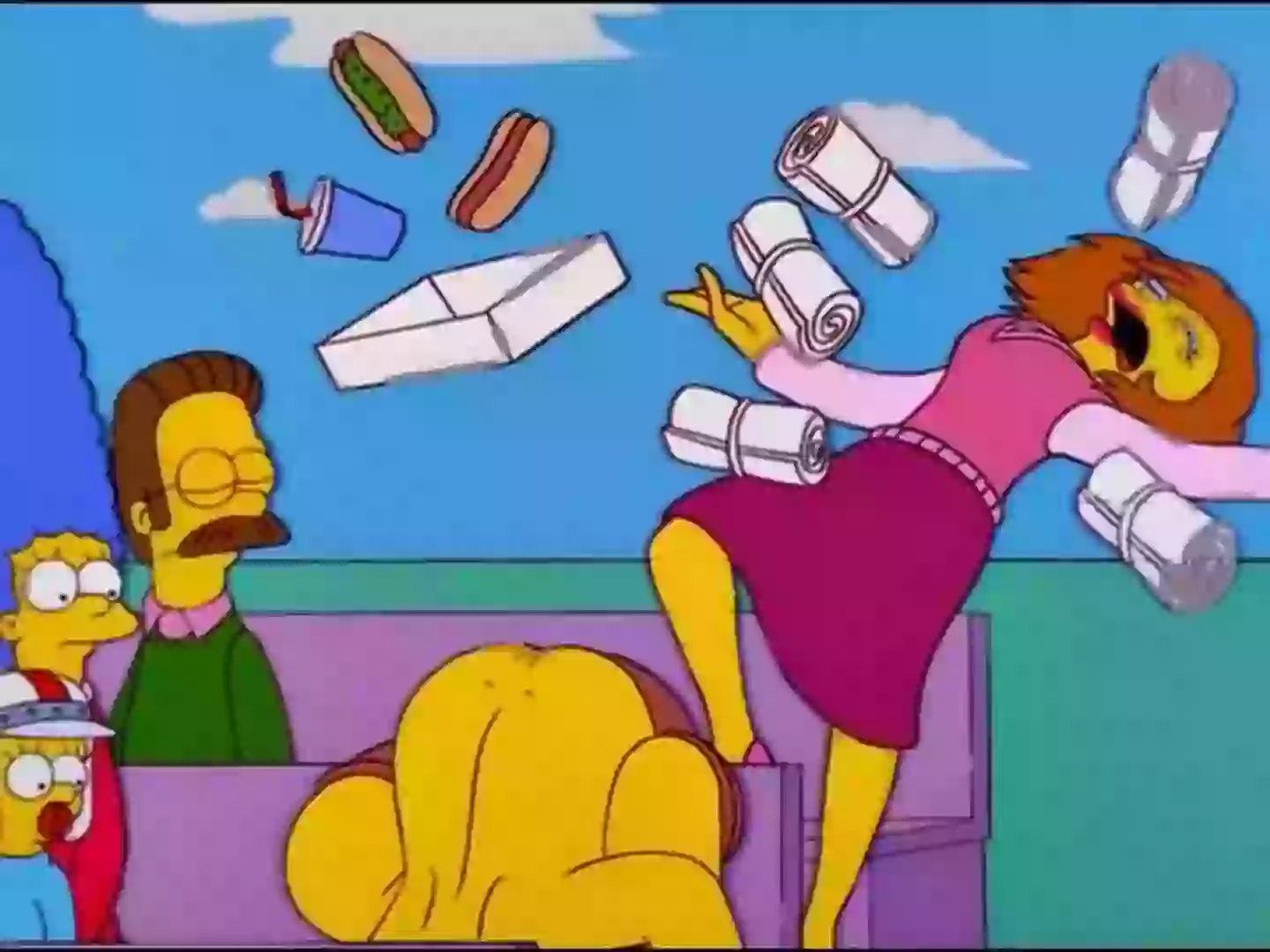 Maude was shot off the top of a grandstand, falling to her death (Fox)