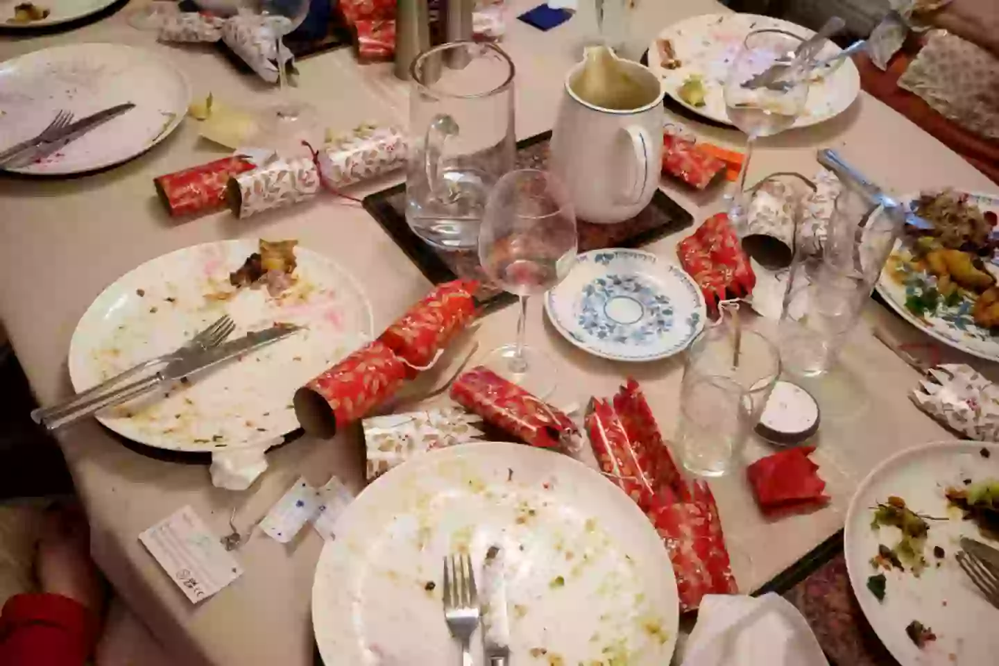 Ever overstretched on a big festive meal and felt like you're about to burst? (Richard Baker / In Pictures via Getty Images)