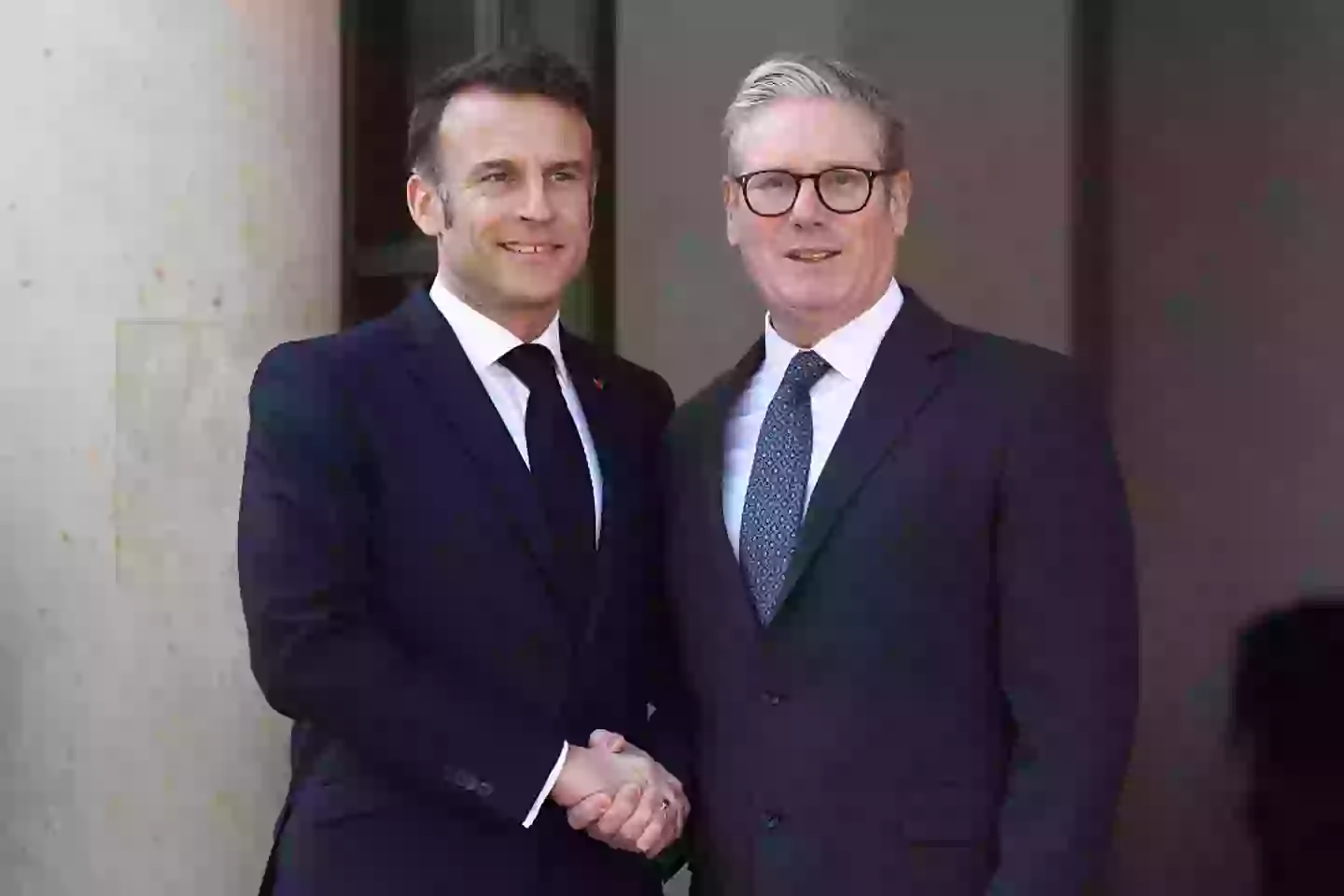 Sir Keir Starmer and Emmanuel Macron at the 'Coalition of the Willing' summit in support of Ukraine (Tom Nicholson/Getty Images)