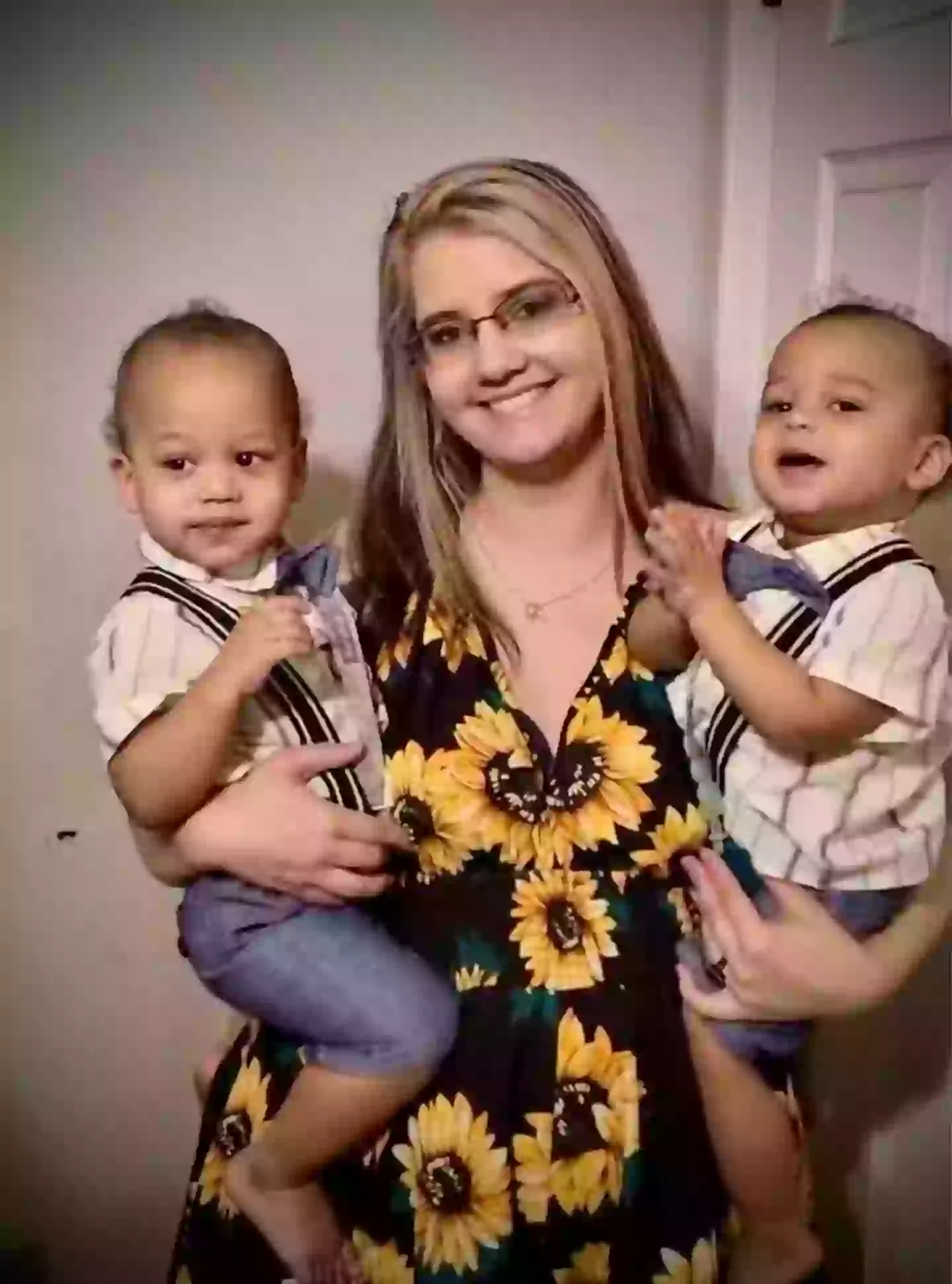 Madeline Dunn and her twin boys, Kai and Zayden (Kennedy News and Media)