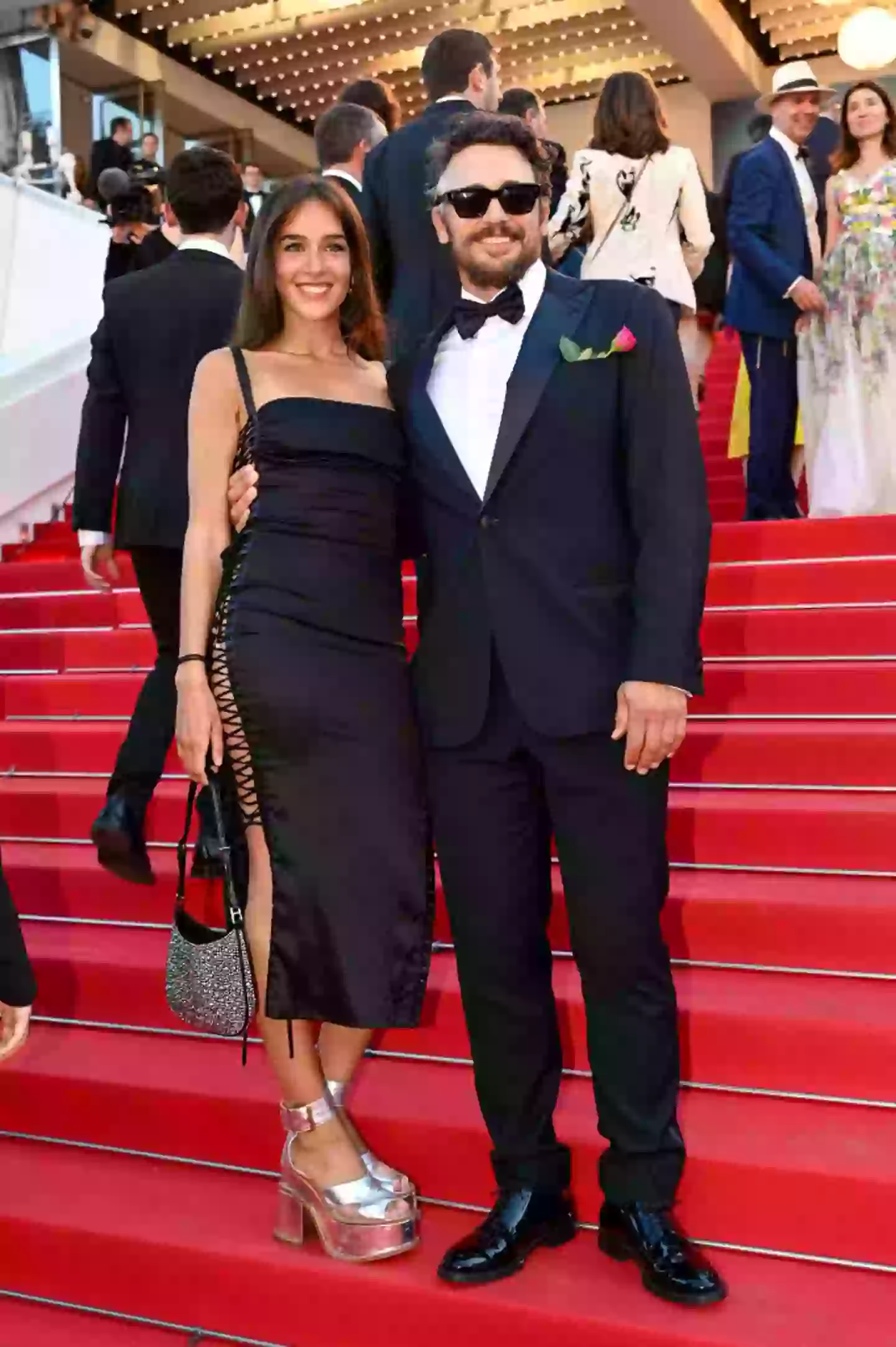 Franco, 46, pictured with his girlfriend Isabel Pakzad, 28. (Stephane Cardinale - Corbis/Corbis via Getty Images)