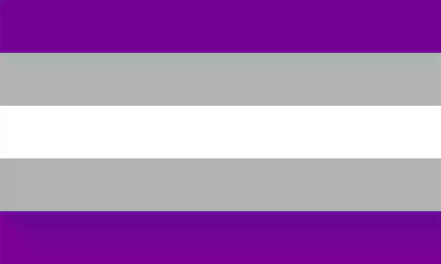 The graysexual flag (Getty Stock Images)