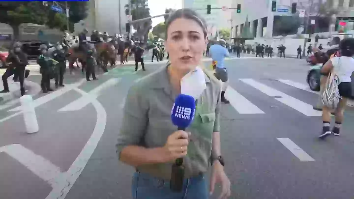 Reporter who was shot by police while filming during LA riots speaks out