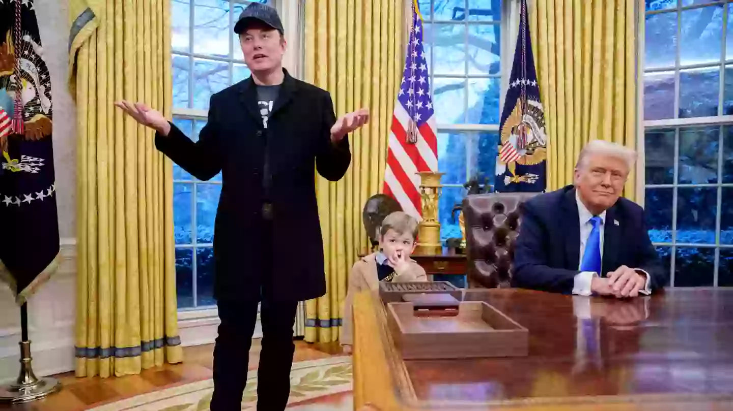Grimes responds to Elon Musk taking their son into White House as billionaire asked about condoms