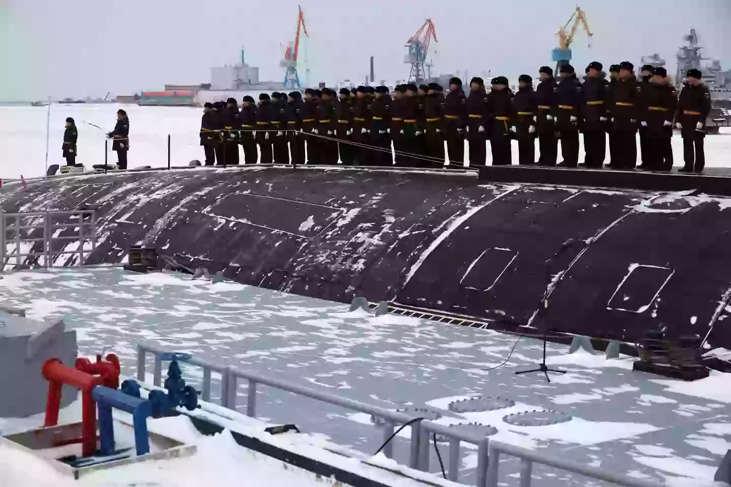 Both the US and Russia have a fleet of nuclear submarines. (MIKHAIL KLIMENTYEV/POOL/AFP via Getty Images)