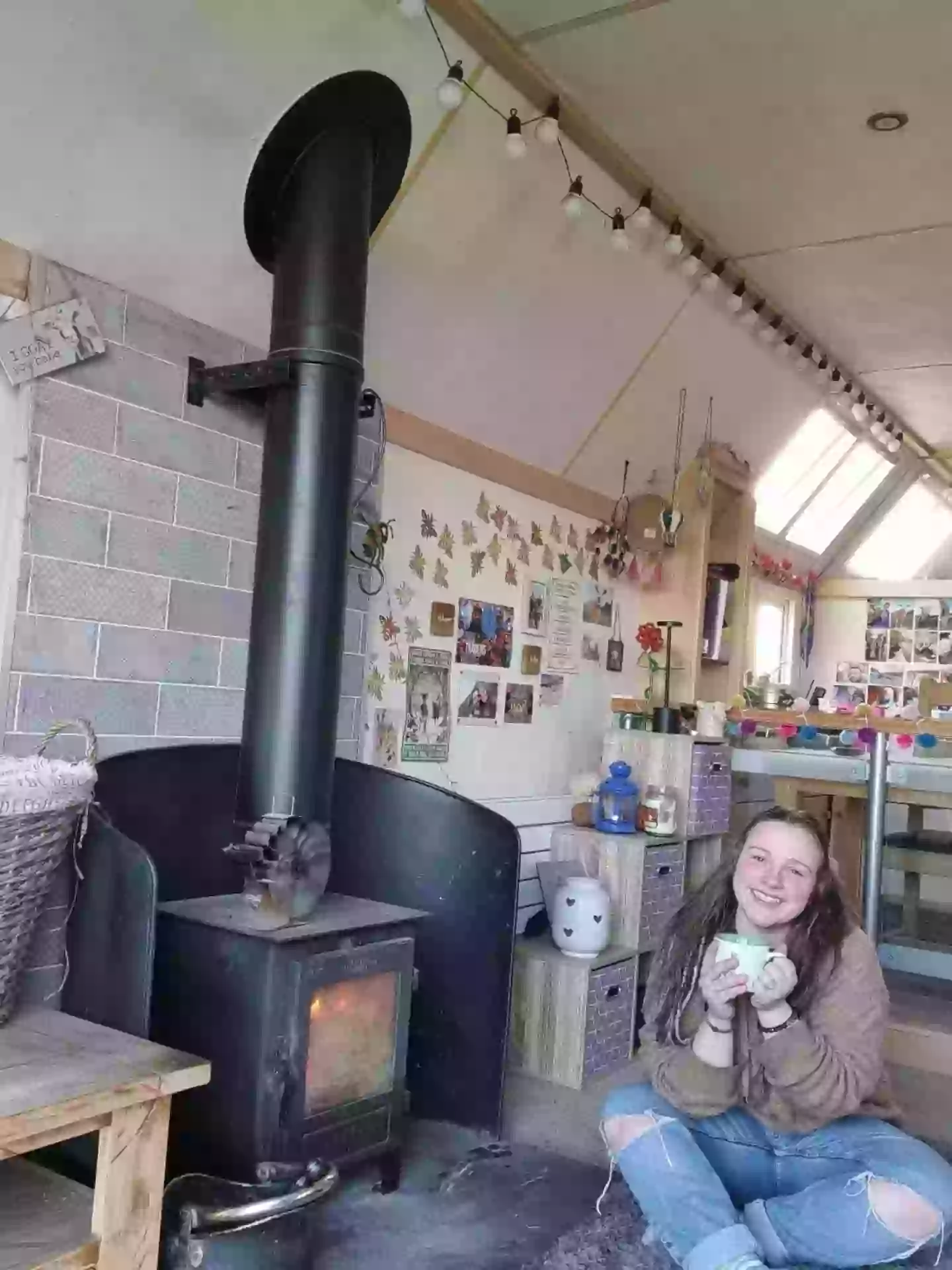 Libby does occasionally miss the ease of modern life (SWNS)