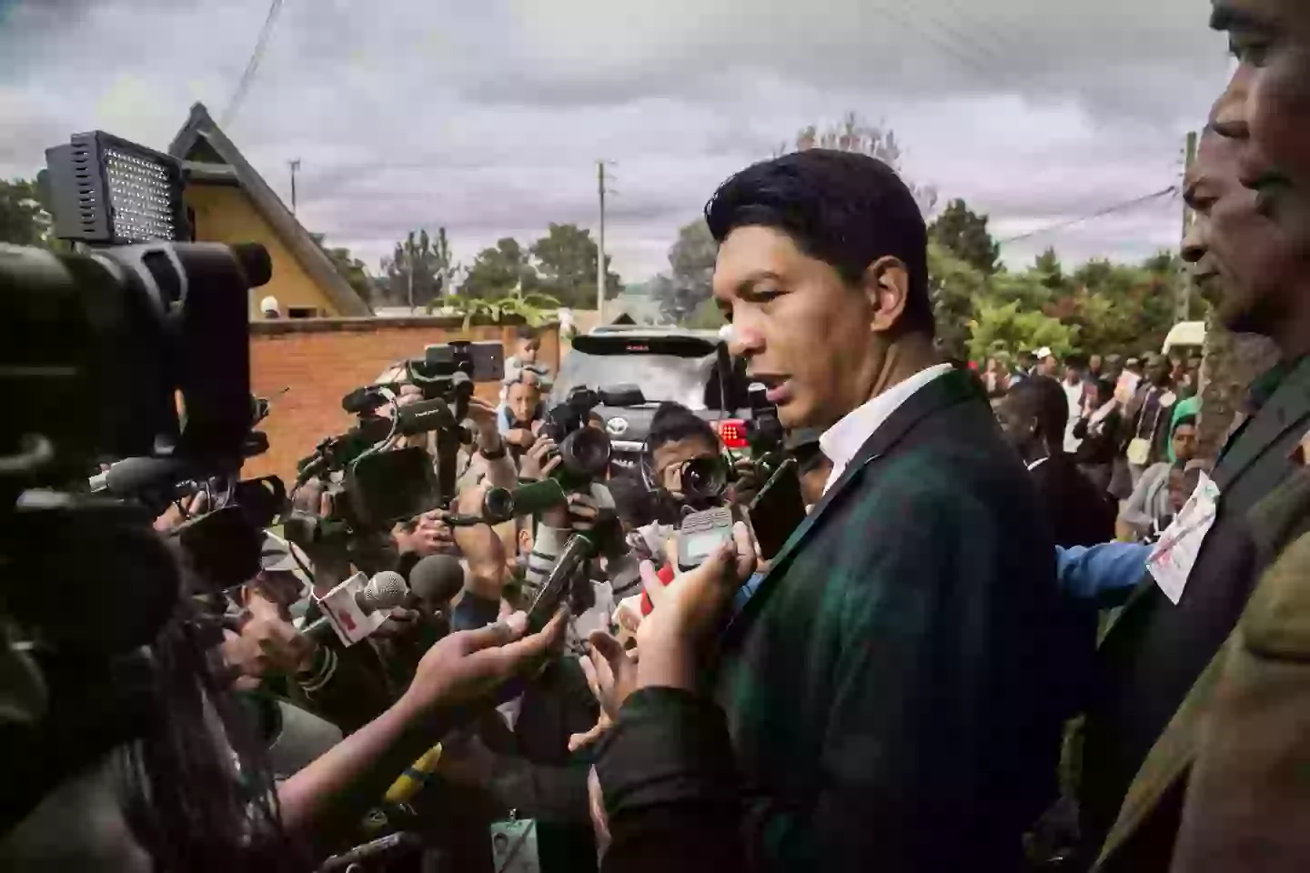 Madagascar's President, Andry Rajoelina, supported the change in law (RIJASOLO/AFP via Getty Images)