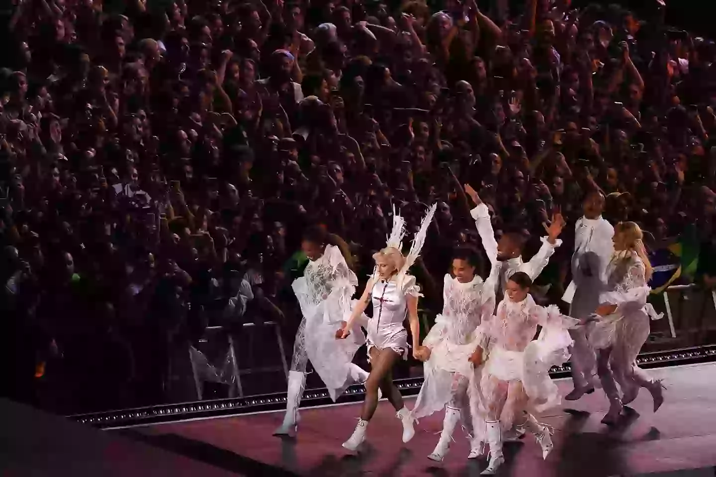 Over two million people showed up for the free concert (Buda Mendes/Getty Images)