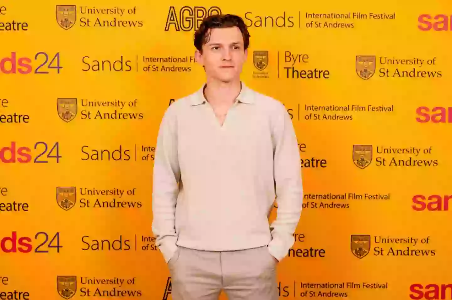 Tom Holland now has his own alcohol-free beer brand ( Euan Cherry/Getty Images for University of St Andrews)