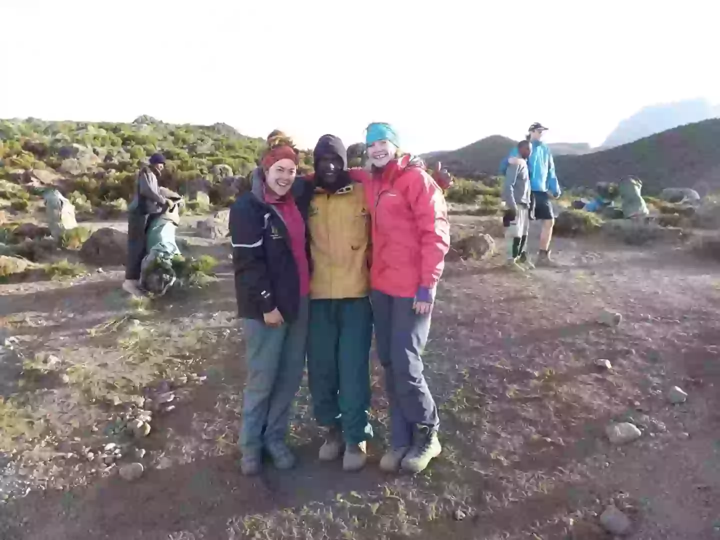 Sophie climbing Africa's tallest mountain, Mt Kilimanjaro (Supplied)