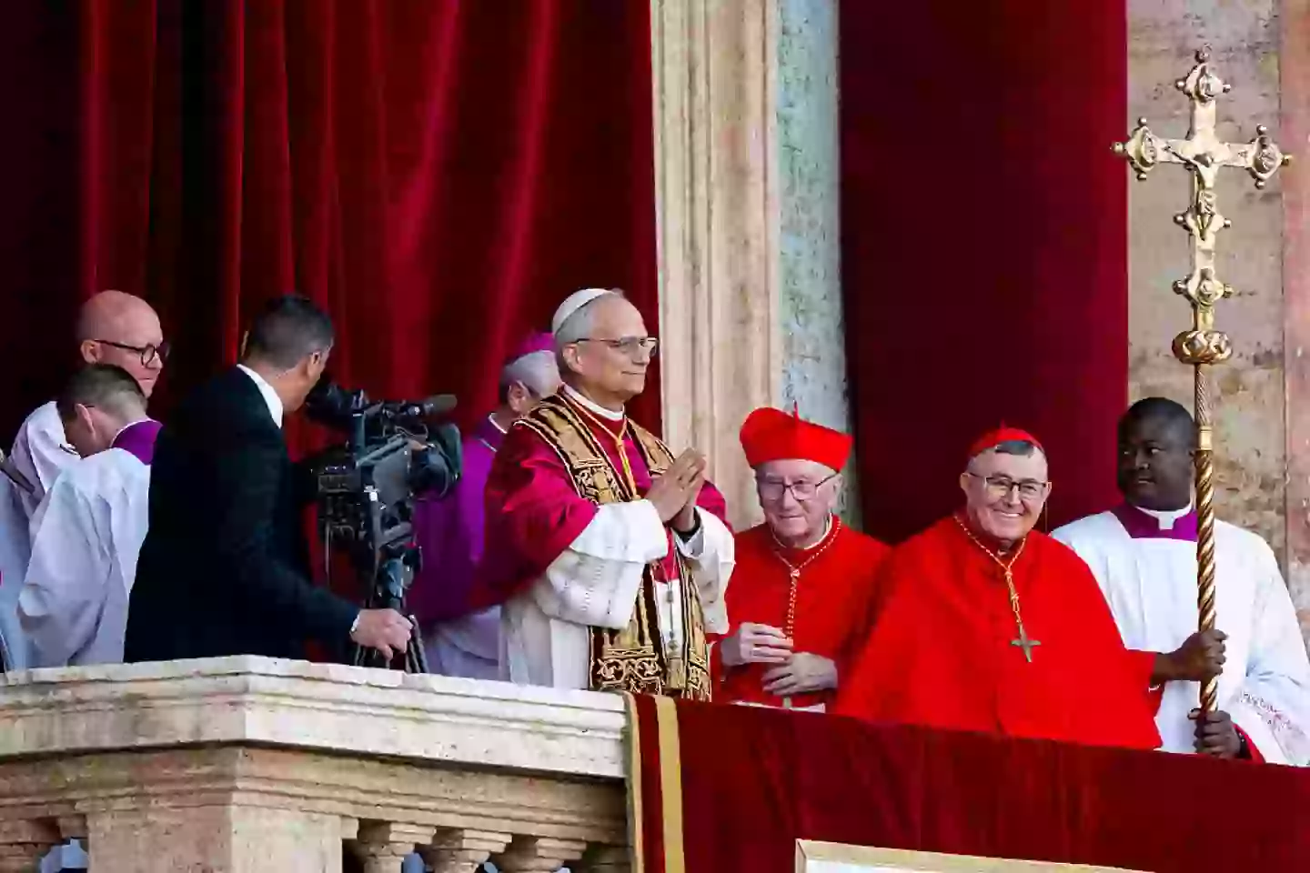Pope Leo XIV greeted millions of people across the world from Vatican City (Marco Mantovani/Getty Images)