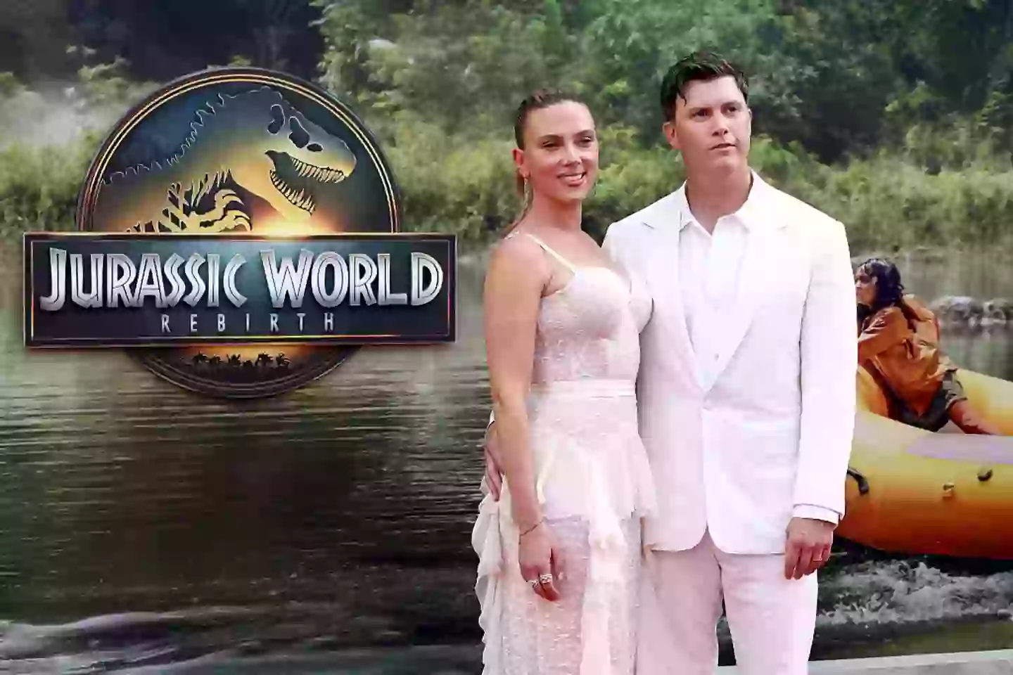 Scarlet and her husband Colin Jost (Cindy Ord/WireImage)