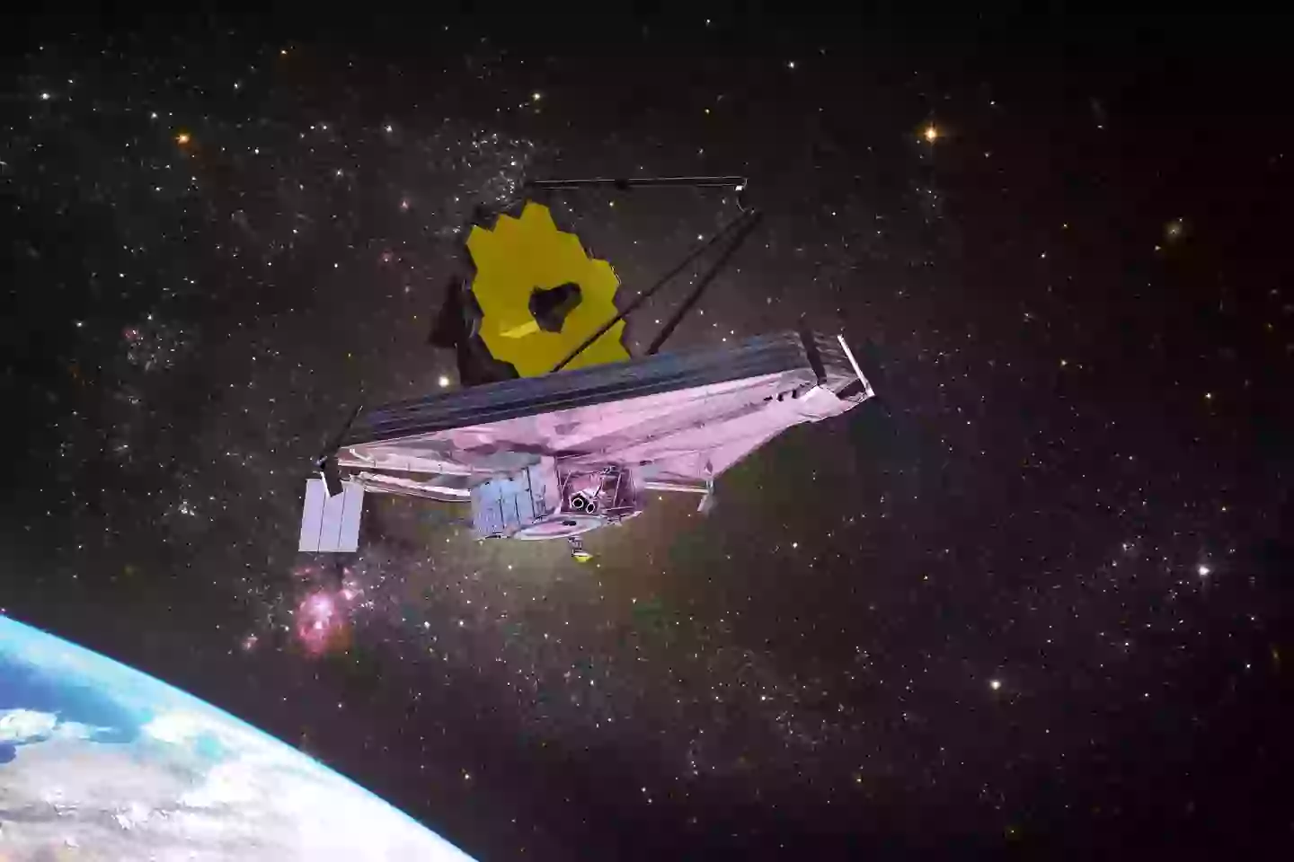 The James Webb Space Telescope (24K-Production via Getty Images)