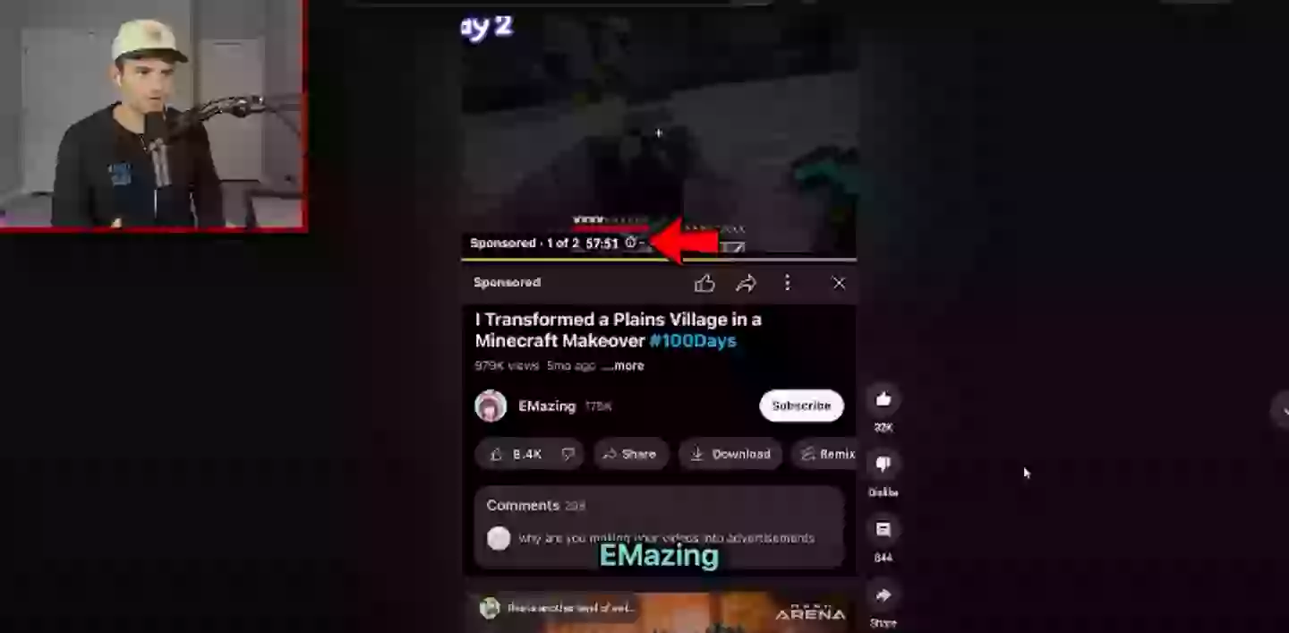 Getting a little more obvious now, but still, no one clocked on (YouTube/Sambucha)