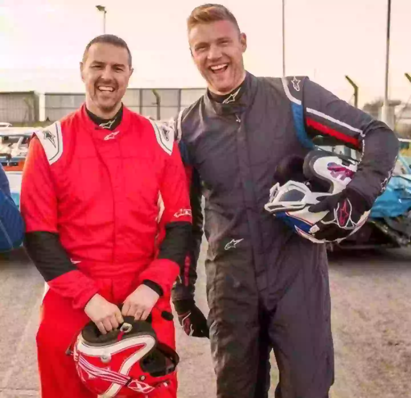 The comedian said working with Flintoff and Harris was 'a privilege' (BBC)