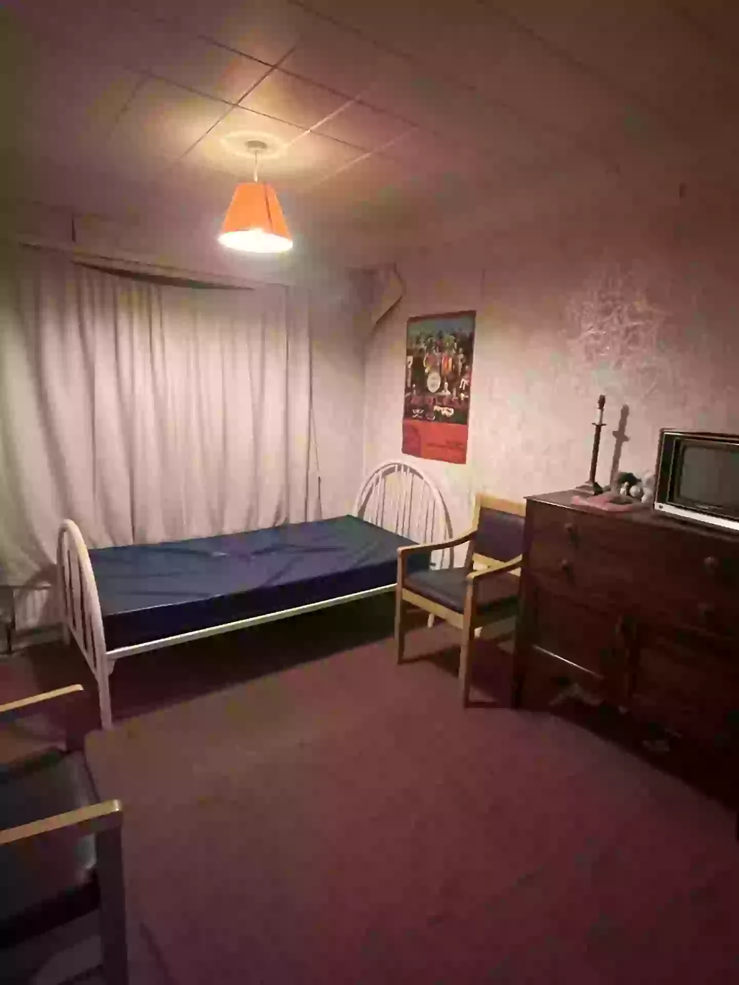 Most of the furniture is from charity and antiques stores or donated (LADbible)