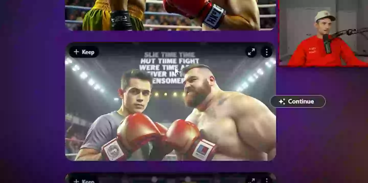 He ramped things up slightly (YouTube/Sambucha)