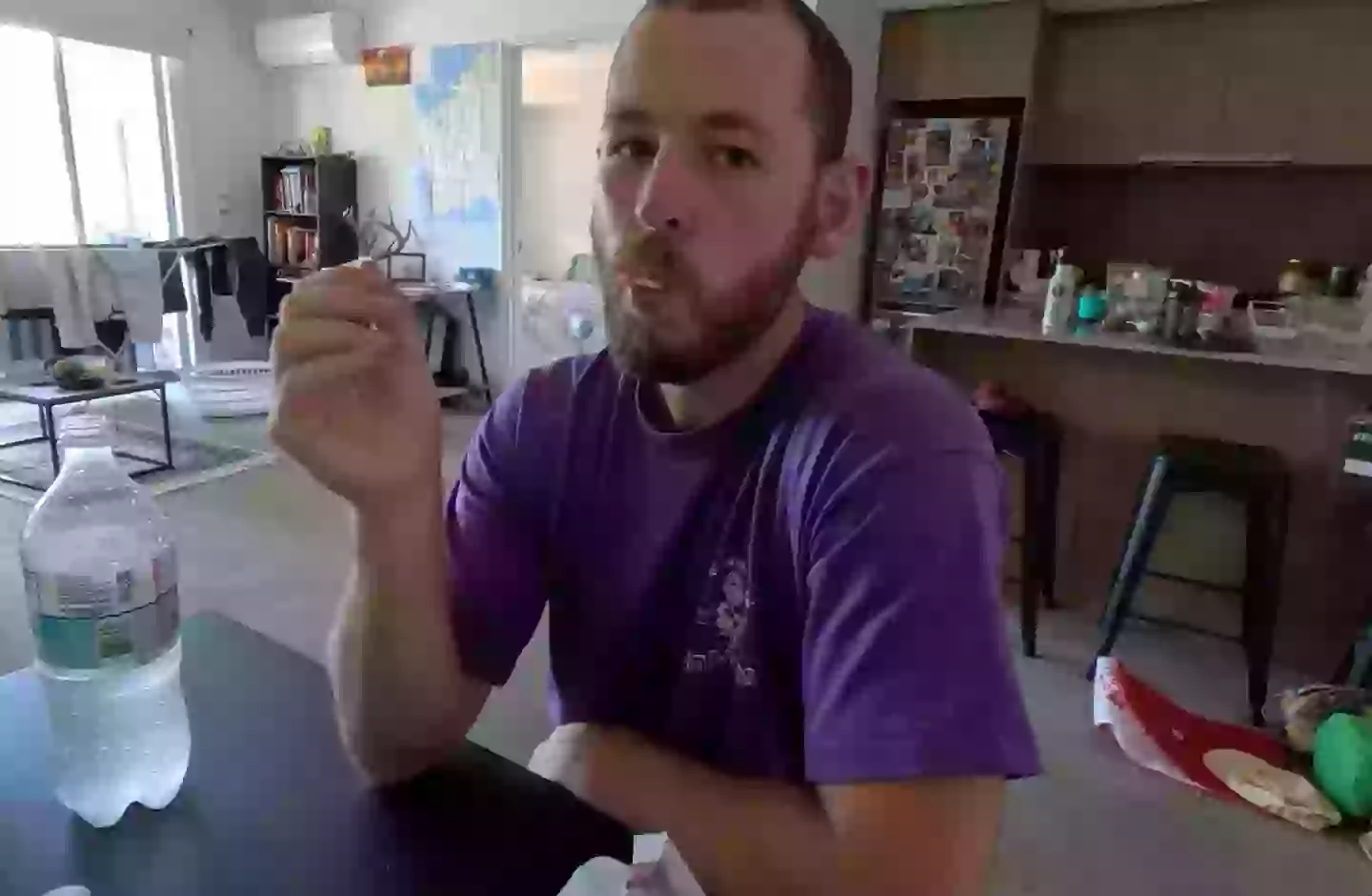 Jared found overeating even harder (YouTube/Aventura Australia)